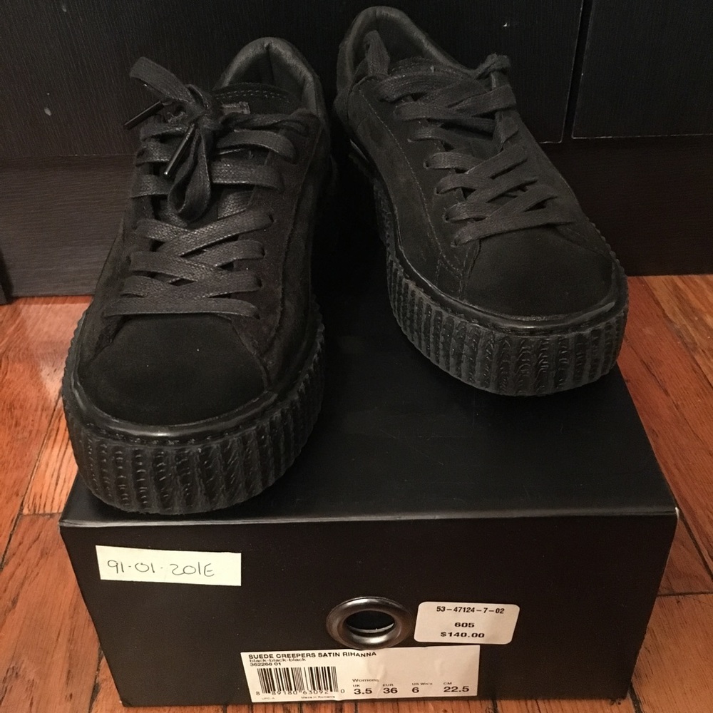 Suede Creepers Satin Rihanna